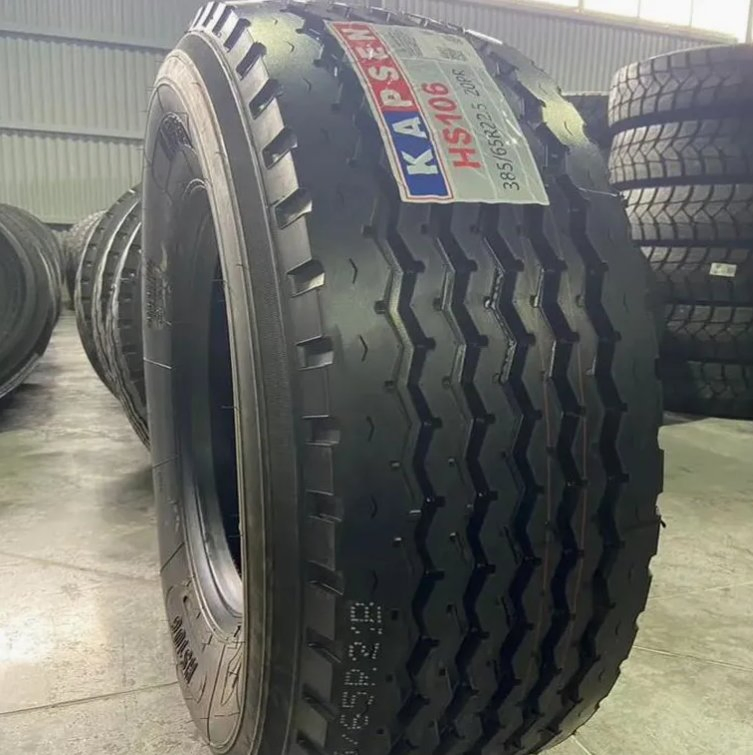 All-Weather All-Position Truck Tire with Mixed Tread Pattern, Designed to Handle Various Weather and Road Conditions.