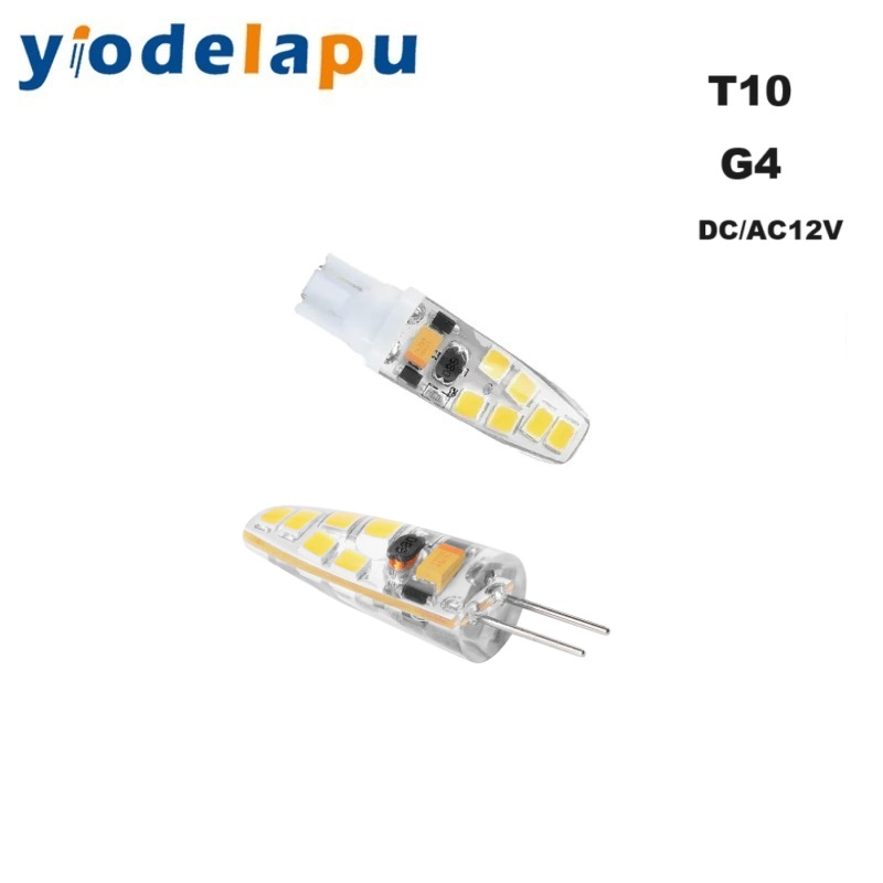Светодиодные лампы T10 для салона авто, белый свет