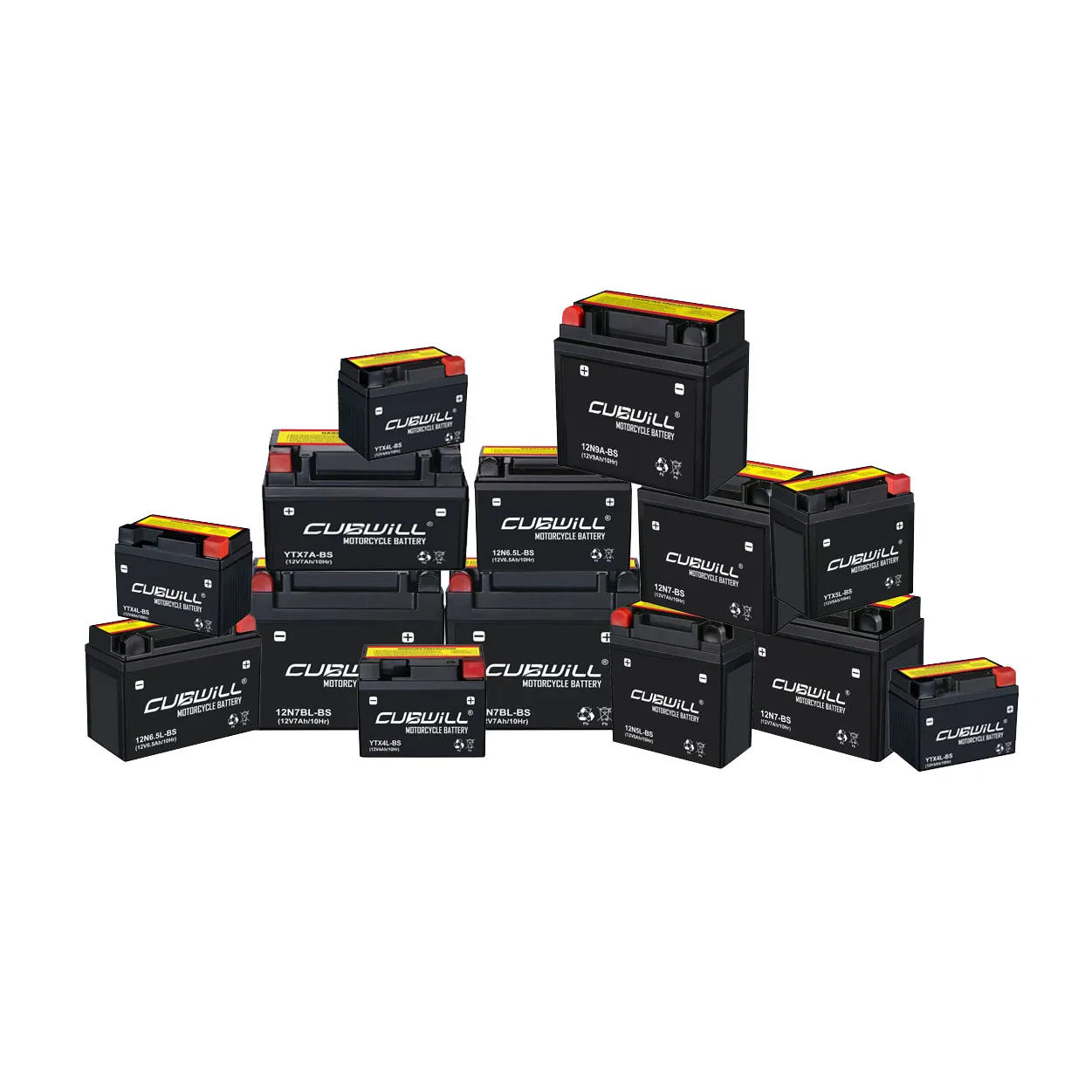 12n5 Battery Maintenance Free Sealed Lead Acid 12V 5ah/10hr Mf Motorcycle Battery