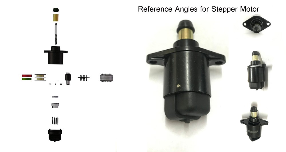 Шаговый мотор клапана холостого хода D5051 AT-05150R