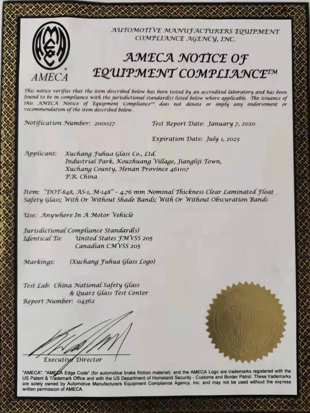 Zhongtong 6123 Bus Front Windshield and Rear Windscreen Side Windows Glass Wholesal Price