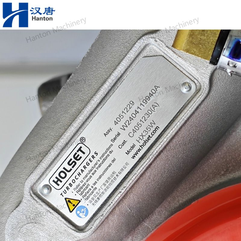 Турбокомпрессор Cummins Holset HX35W для двигателя B5.9