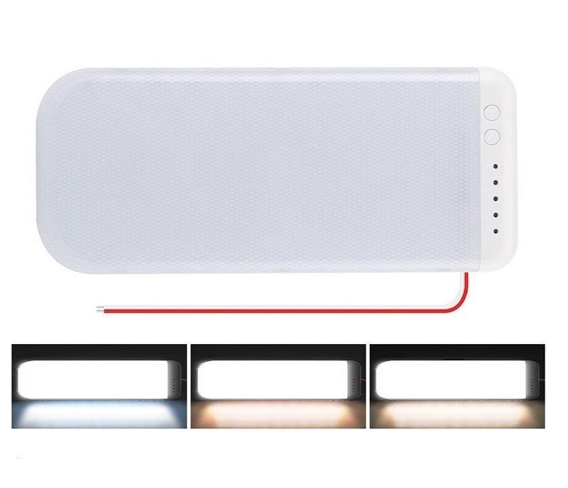 Светодиодный плафон 168 LED 15W для автофургона и лодки