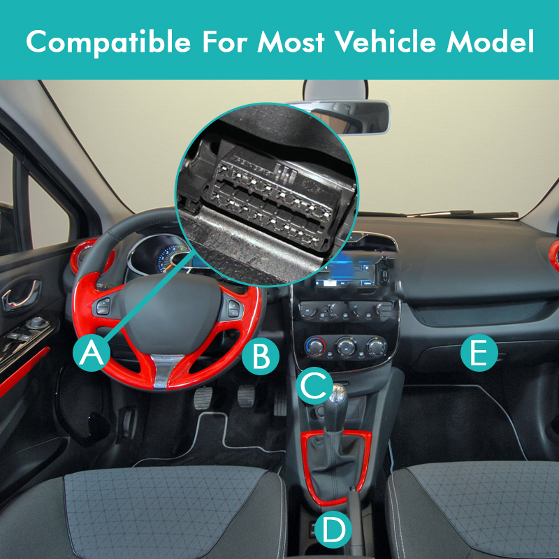 Мини Wi-Fi/Bluetooth OBD-адаптер для диагностики автомобилей