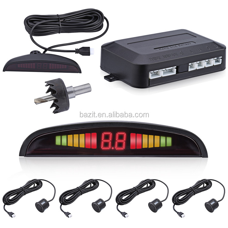 2025 Hot-Selling Car Reversing Aid Camera with 4 Parking Sensors