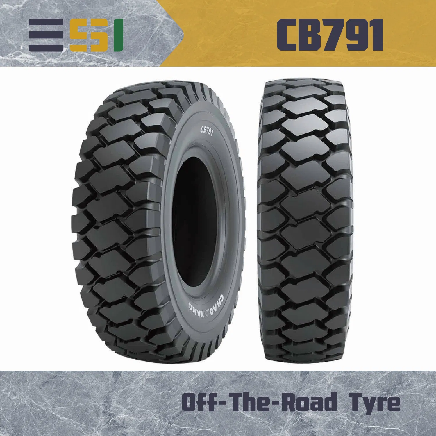 OTR Tires for off-Highway Dump Truck 27.00R49 Cat777E Tire