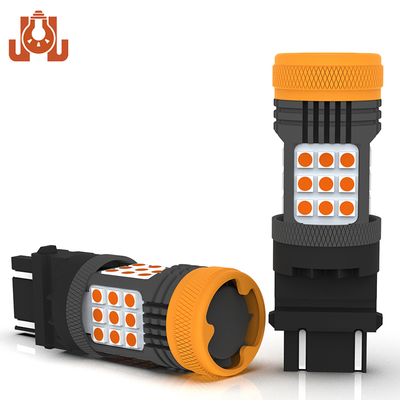 Красная светодиодная лампа для авто 3157 4257 7443