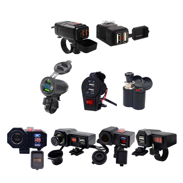 USB-зарядка QC3.0 PD для мотоцикла