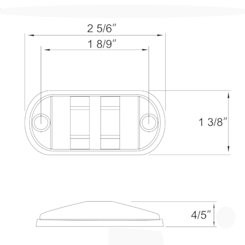 LED Truck Trailer 2LED Clearance/Side Marker Signal Light