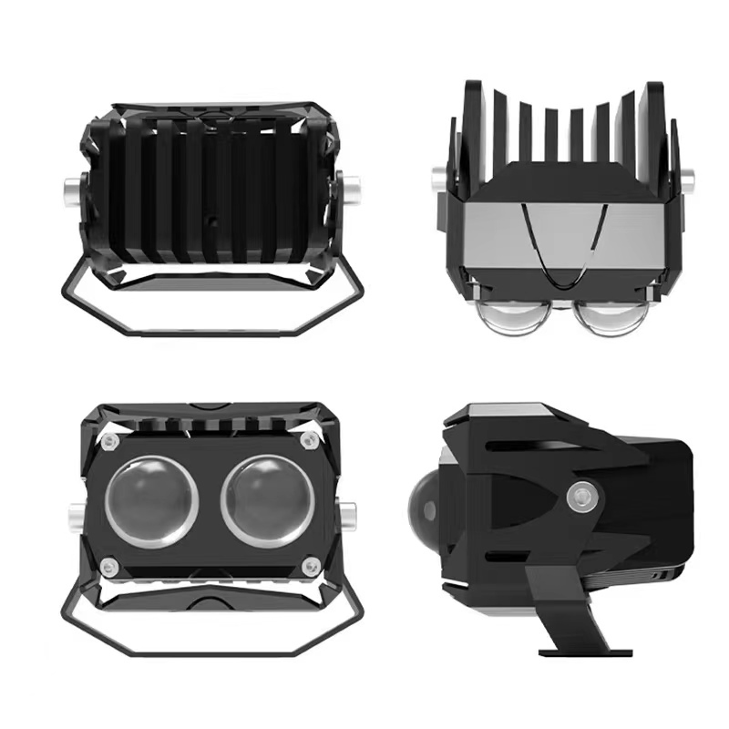 Мини LED проектор противотуманная фара для мотоциклов и авто