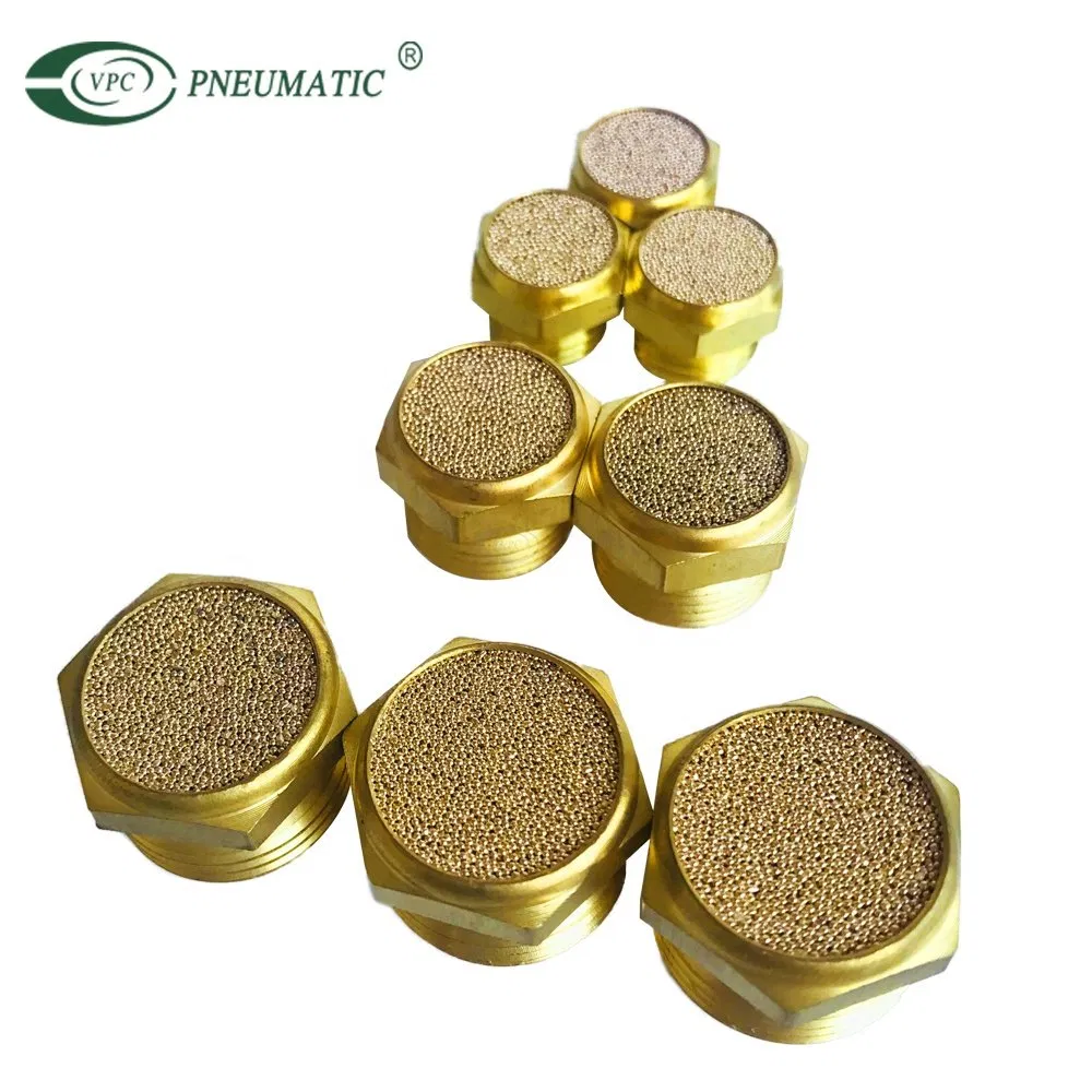 Пневматический глушитель из латуни