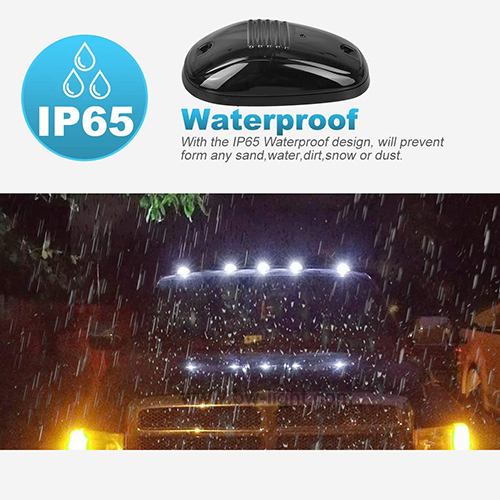 Маркерная лампа для крыши кабины, 24 LED, желтая/белая