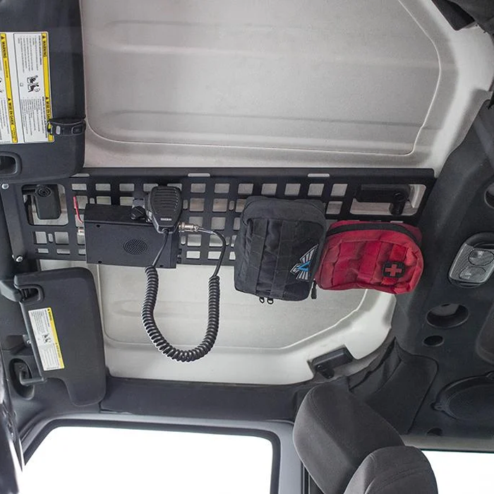 Steel Roof Storage Rack Mesh Molle Panel for Jeep Wrangler Jk 07-17