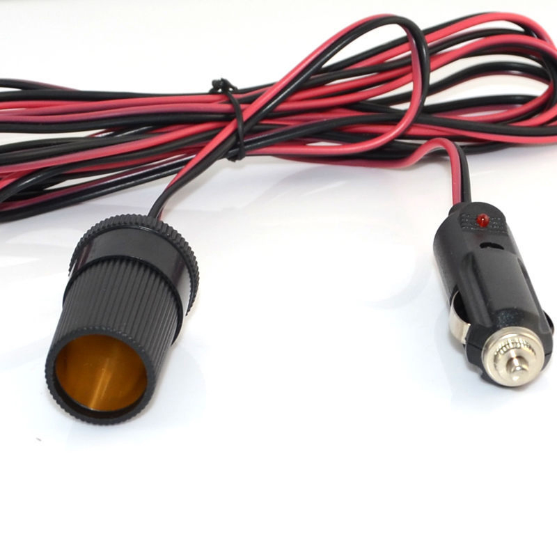 Cigarette Lighter Cable  2*0.50MM2 Round Cable 1.50Meter
