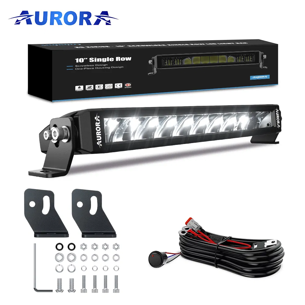 Aurora Car LED Offroad Light Bar White/Yellow Light Bar for Jeep Uvt ATV