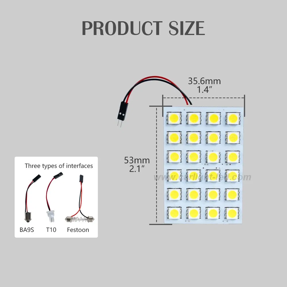 Адаптеры T10 W5w Festoon для ламп салона авто