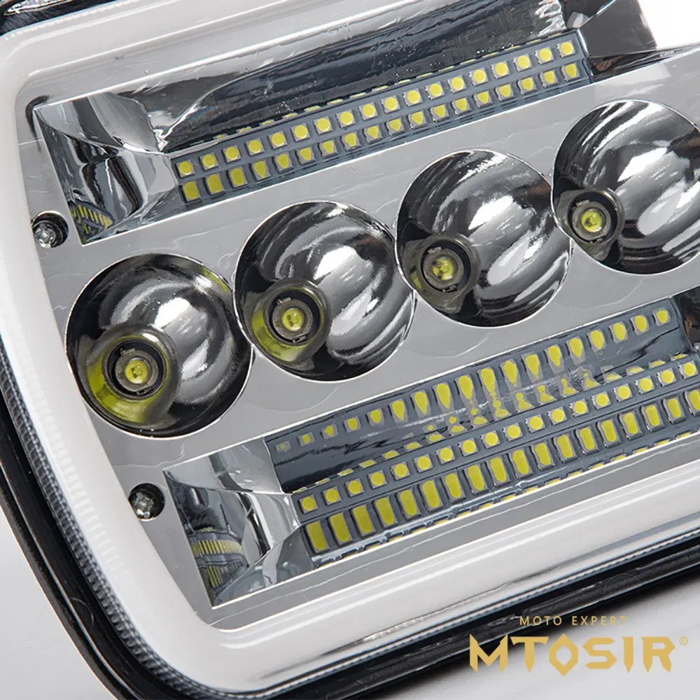 Universal Motorcycle 5X7 7inch LED Square Headlight High Quality Motorcycle Accessories