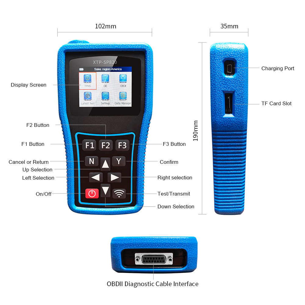 Диагностические инструменты для транспортных средств с OBD (315 МГц, 433 МГц)