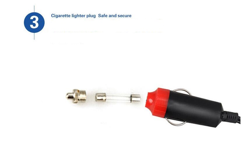 Portable Digital Display Intelligent Preset Pressure Car Air Compressor 12V Electric Tire Pump 260psi Vehicle Inflater