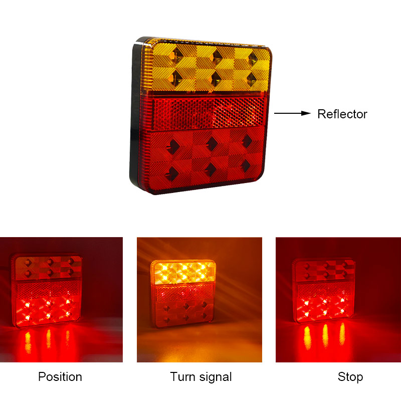 Задний фонарь LT-109 для прицепа и грузовика, E4 ADR