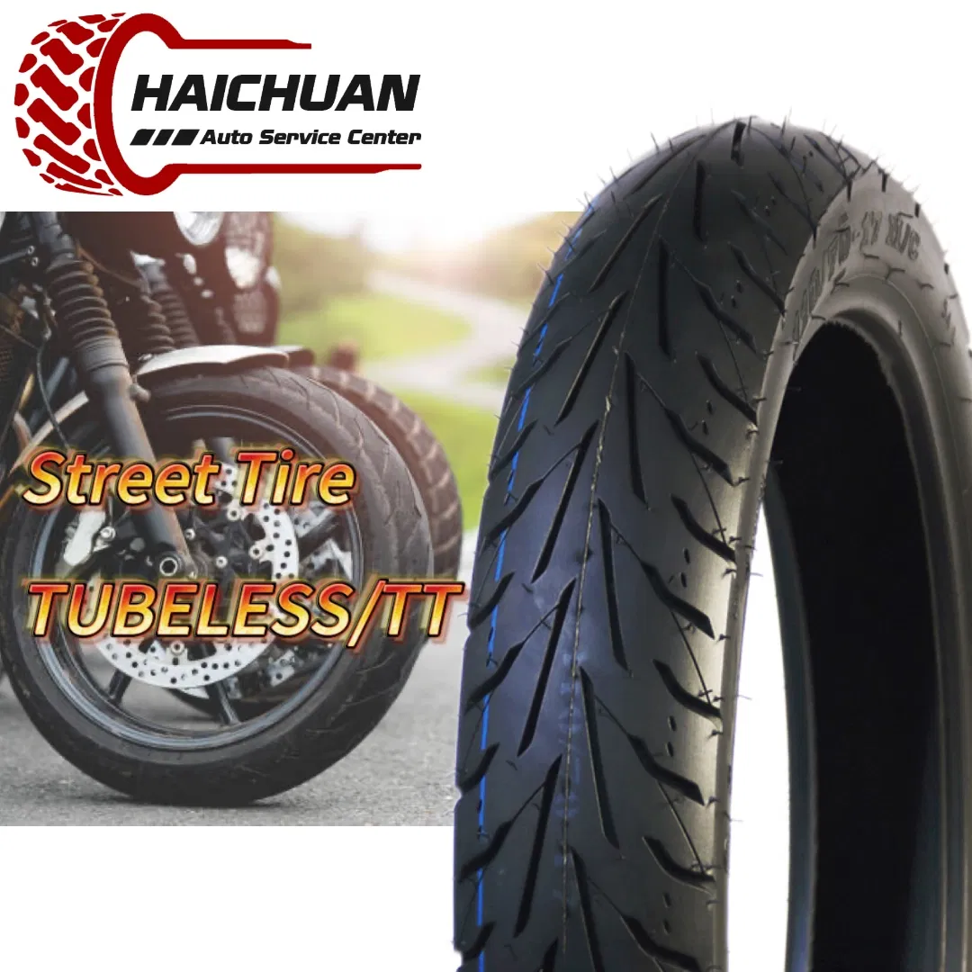 Мотошина бескамерная 100/80-17, высокое содержание каучука