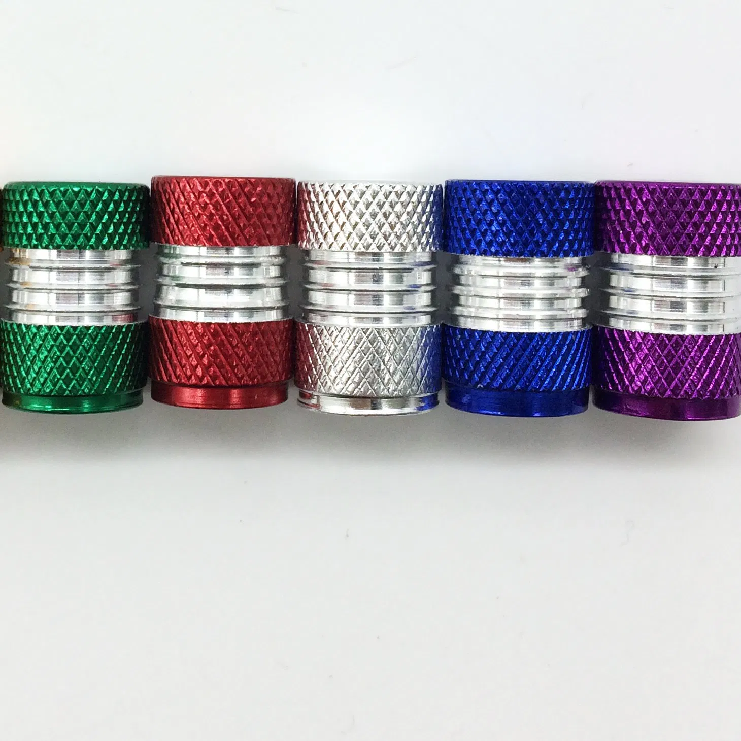 Universal Aluminum Colorful Tyre Valve Dust Caps