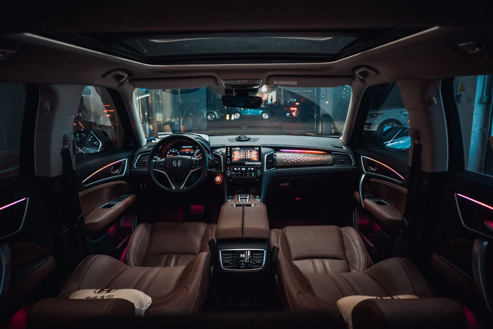 Автомобильная RGB подсветка салона 18 в 1, 64 цвета