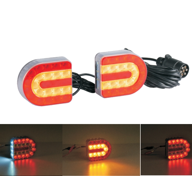 Durable 12V Trailer Lorry Auto Car Turn Signal Light Tail Rear Light LED Trailer Lights