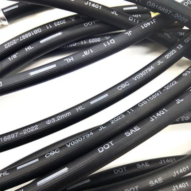 Hydraulic Brake Hose for Automobile Parts with 1/8 Hl Embossed Printings