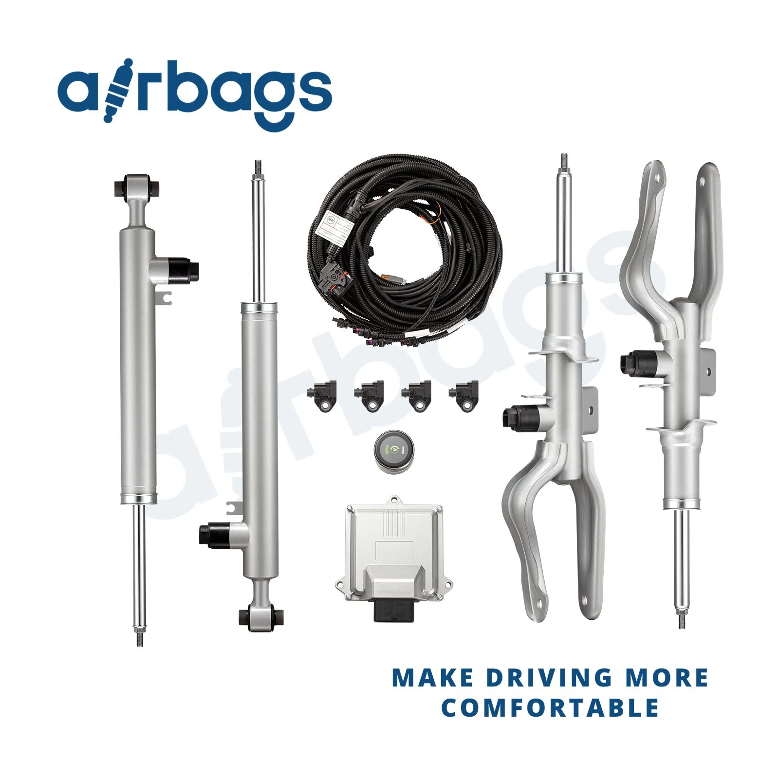 High-Performance Air Shock Absorber System for Tesla Model 3/Y