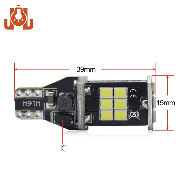Лампа Jiali T15 LED Canbus для фонаря заднего хода