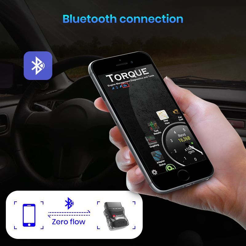 Автомобильный Bluetooth-адаптер 4.0 для диагностики