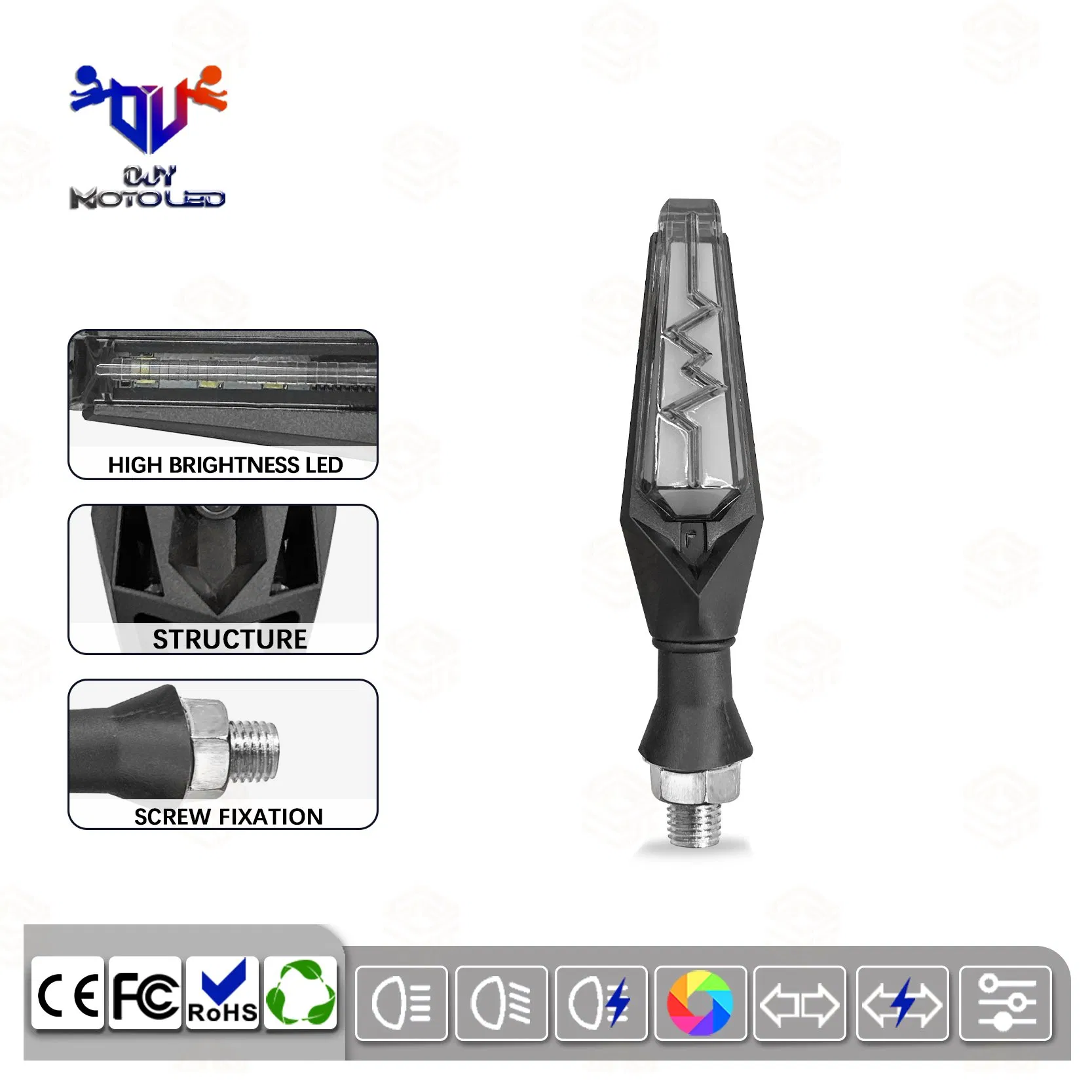 Портативные светодиодные поворотники для мотоциклов