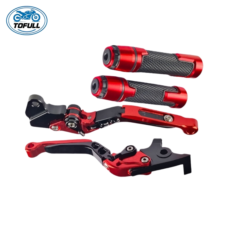 Motorcycle Accessories Extendable Brake Clutch Lever and Handlebar Hand Grip End for Honda CB650r 2019 CB650 CB 650r