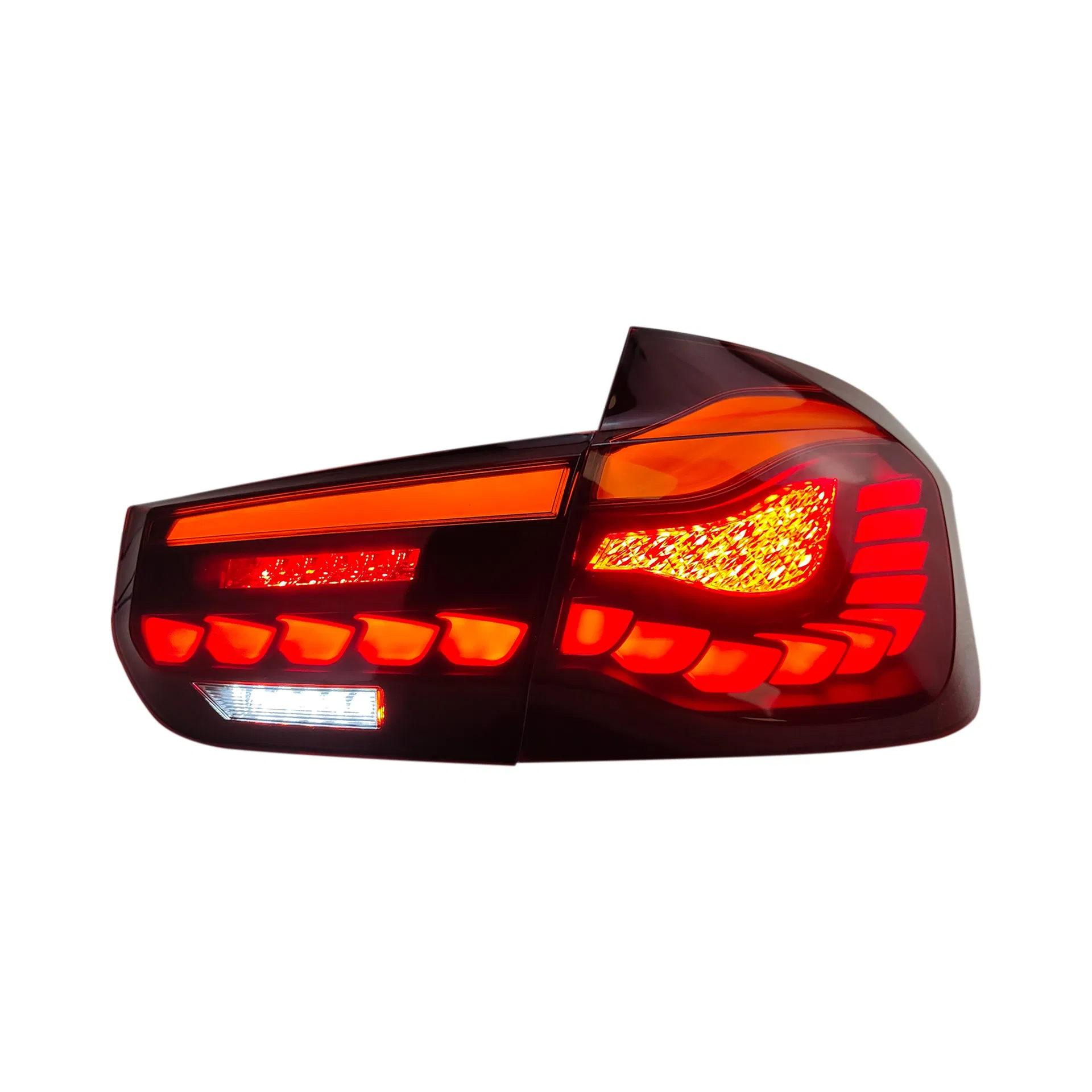 for BMW 3 Series F30/F35 Tail Light Assembly 320 328 Modified Dragon Scale LED Flowing Water Turn Signal 12-19