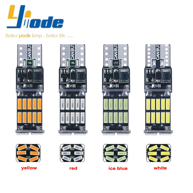 Светодиодная лампа T10 26SMD для подсветки номера, 12В
