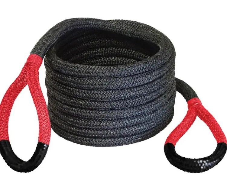 32mmx9m Color Custom Logo 100% Nylon Kinetic Recovery Tow Rope
