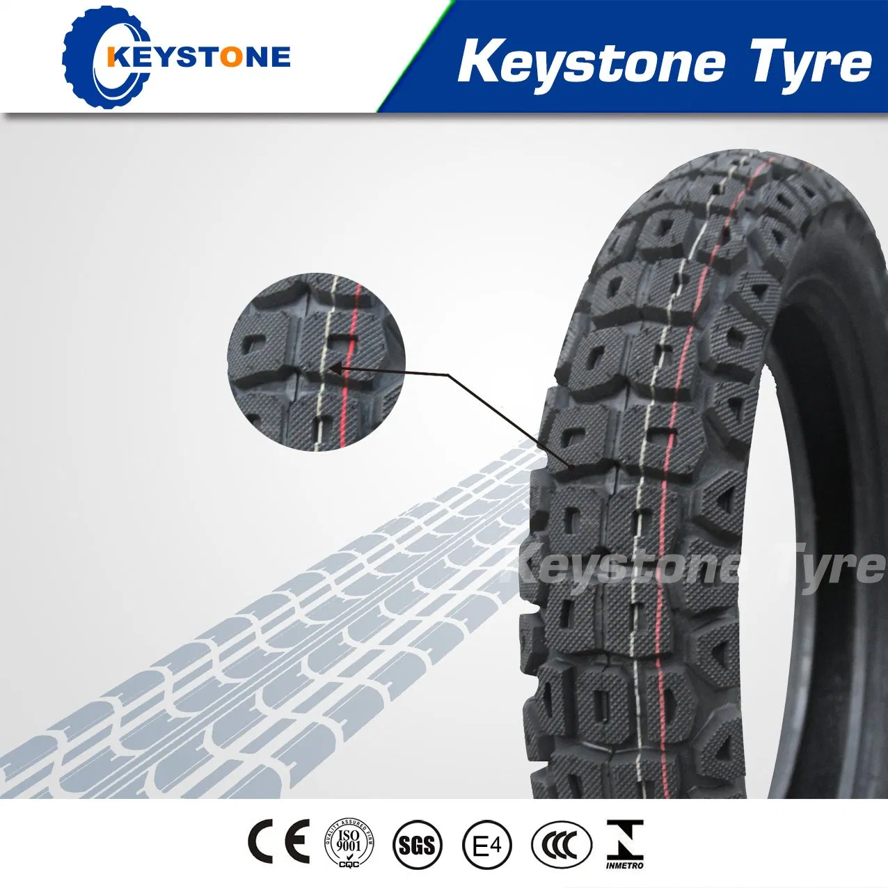 Мотошина универсальная 130/90-18 с сертификатом E-MARK