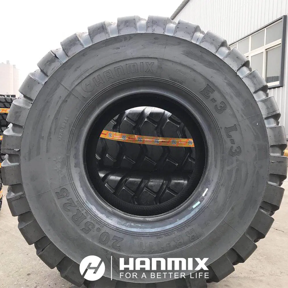 Hanmix OTR off Road Tires 14.00r24 23.5-25 26.5-25 29.5-25 Pneu Giant China Qingdao for Heavy Truck/Tractor/Loader/Trailer/Bulldozer Industrial Tyre Llantas