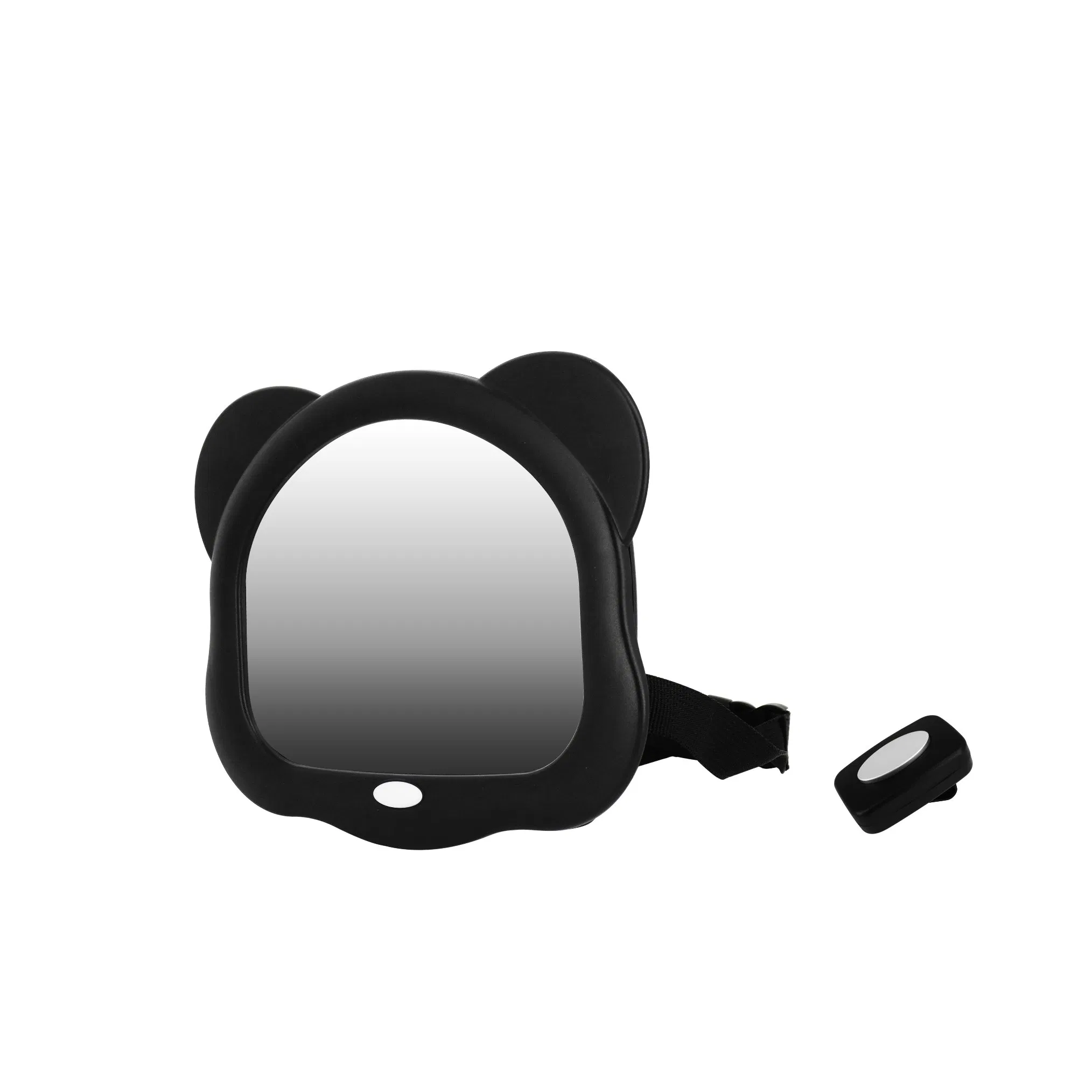 LED Bear Shape Baby Car Rear View Mirror