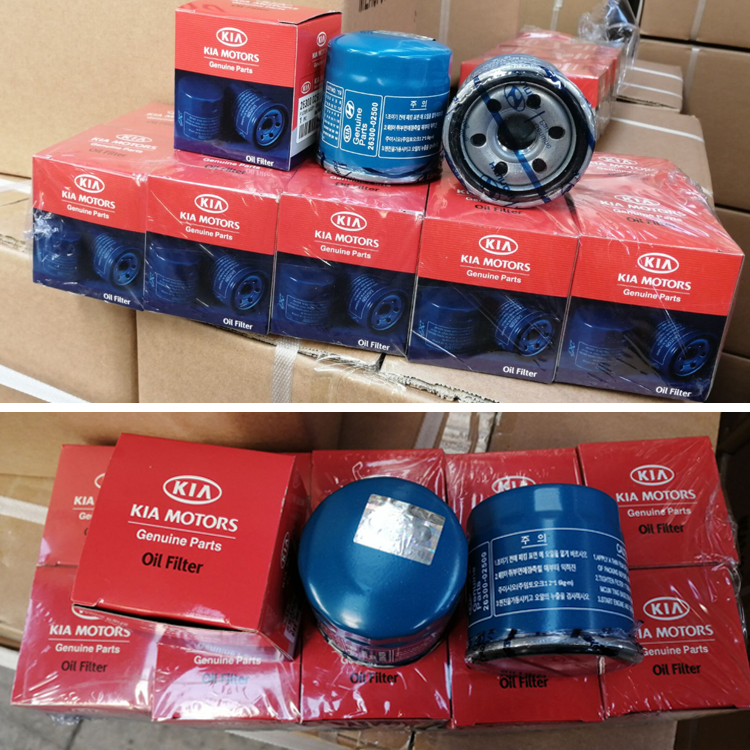 Automotive Oil Air Fuel Cabin Filter 26300-35503 26300-35504 26300-35505 26300-2y500 Auto Engine Parts Car Accessories Genuine Filtro Oil Filter for KIA Hyundai