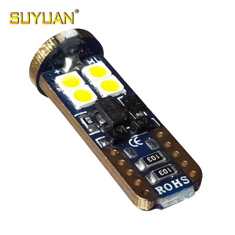 Светодиодная лампа W5W для номера и салона, 12В, 12SMD