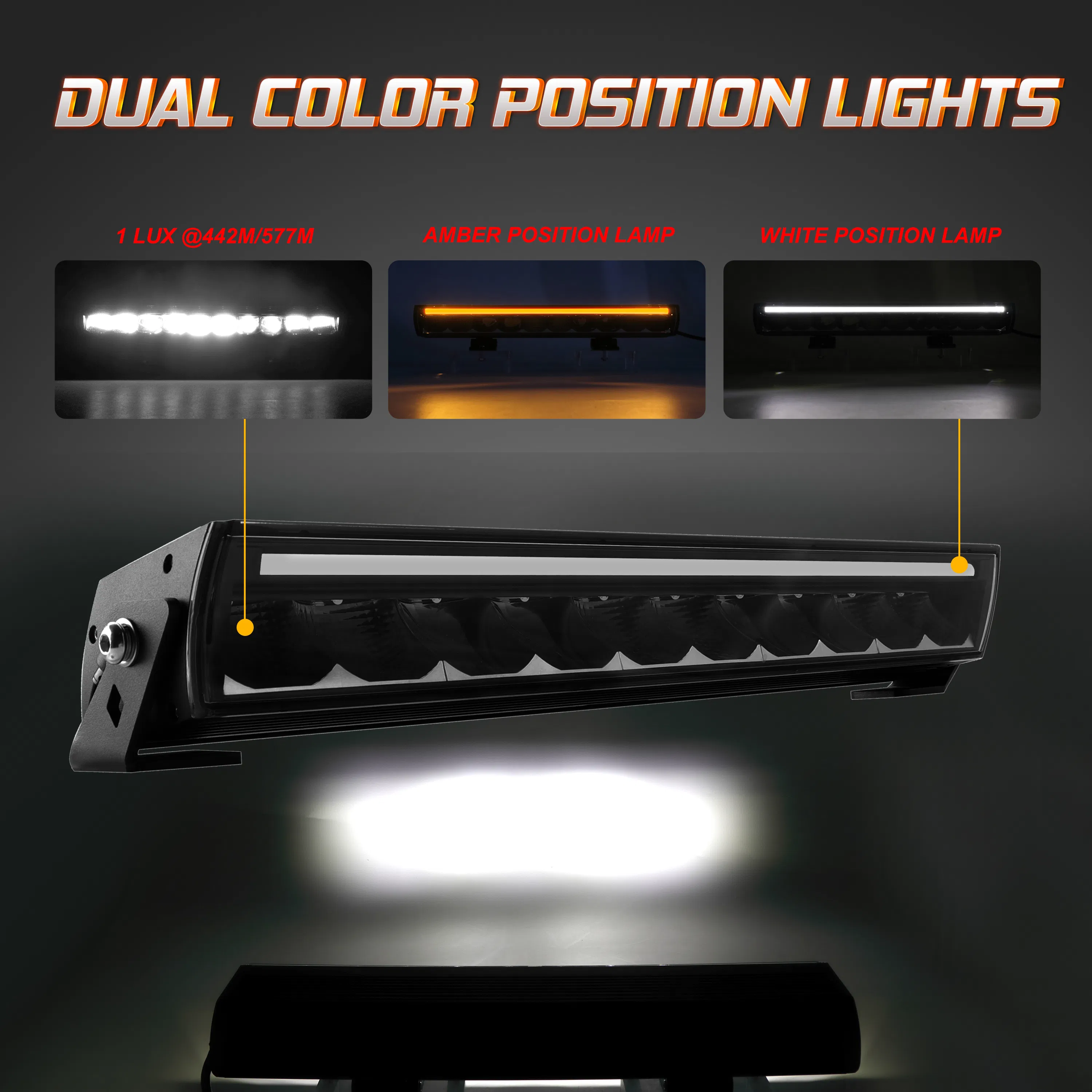 Brtledled Patent 60W LED Light Bar Screwless Offroad Car Headlights ATV Bars 4X4 13 Inch LED Bar Offroad Lights