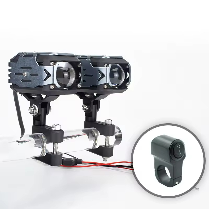 LED фара 12В 60Вт три цвета для авто и мотоцикла