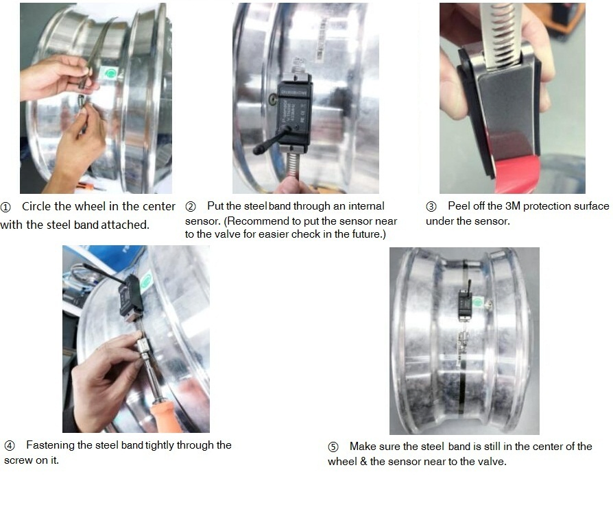 Система контроля давления в шинах TPMS для грузовиков и автобусов
