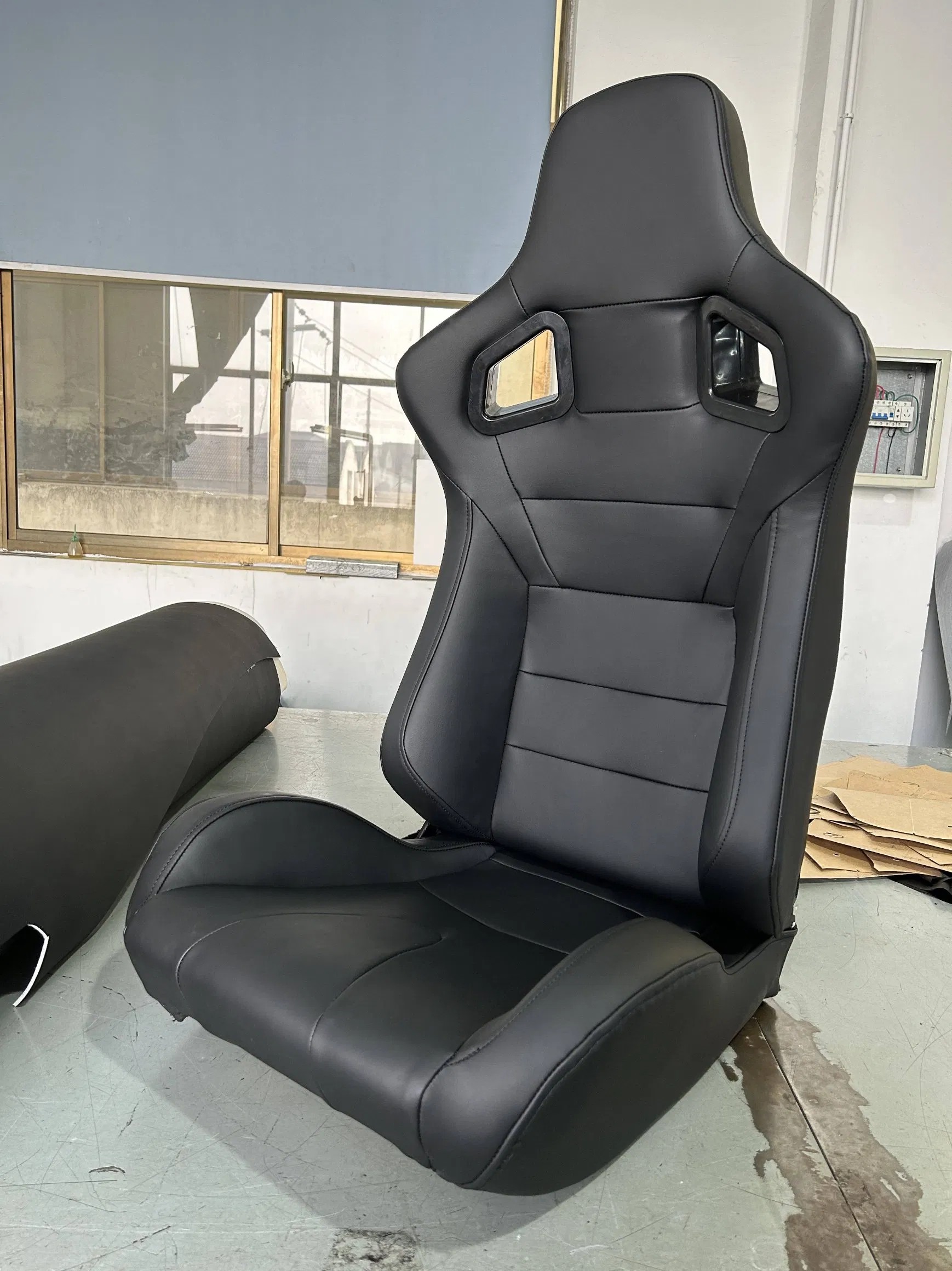 Universal Racing Seat Adjustable Black Carbon Fiber Bus Seat