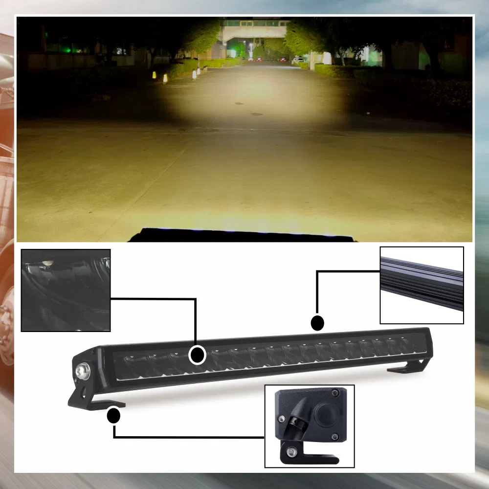 10 Inch Single Row Slim LED Light Bar 4X4 Waterproof Auxiliary ATV LED off Road Light Bar Car Light
