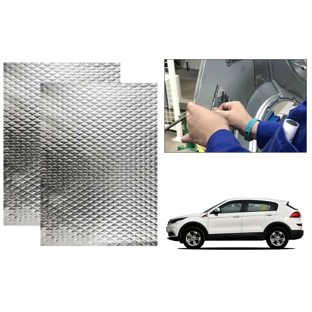 Hot Sale Butyl Automotive Sound Deadener Car Accessories Butyl Car Damping Plate Sound Deadening Material