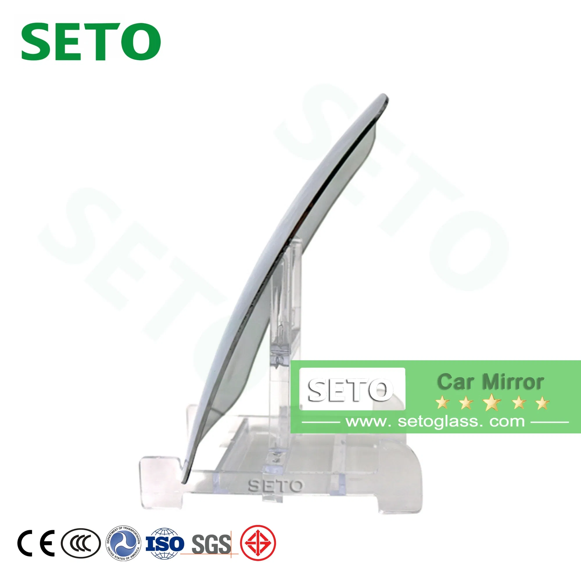 Motorcycle Truck Bus Car 2mm Clear/Blue Side View Rearview Glass Mirror Sheet Car Mirror Glass