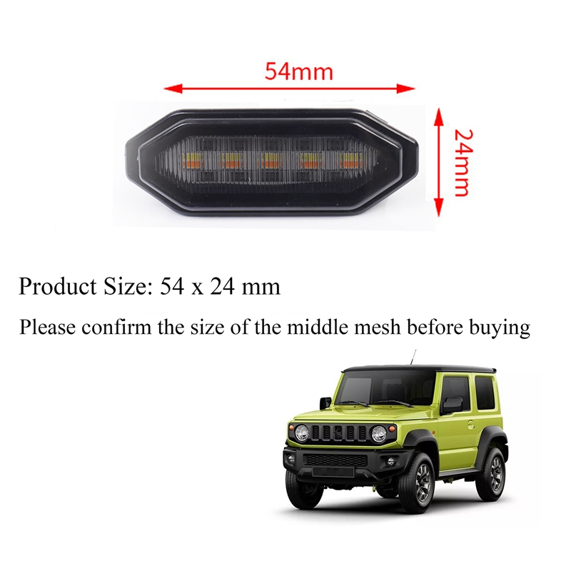 Декоративные LED-лампы для решетки Suzuki Jimny (2019-2023)